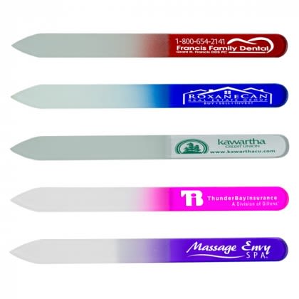Bulk Tempered Glass Nail Files | Unique Personalized Glass Nail  Files | Custom Glass Nail Files with Cases