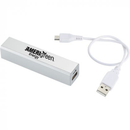 Silver Jolt Charger | Promotional Battery Backup Banks