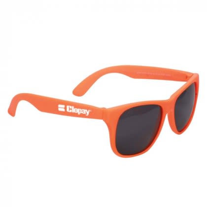 Matte Custom Promotional Sunglasses - Promotional Giveaways - Orange