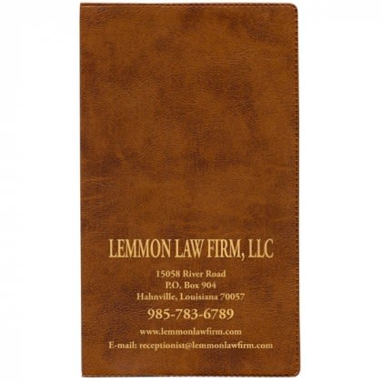 Imprinted Executive Monthly Pocket Planner - Executive Almond