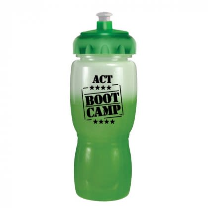 Imprinted Mood Poly-Saver Mate Bottle green