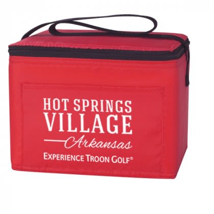 Red Lunch Bag Cooler | Promotional Lunch Cooler Bags | Custom Printed Lunch Bags | Custom Insulated Lunch Bags 