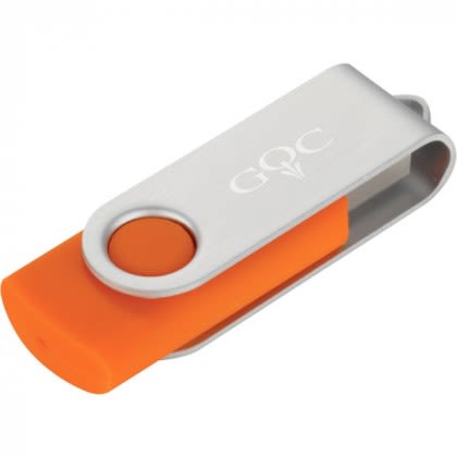 Rotate Flash Drive-4 GB - Orange