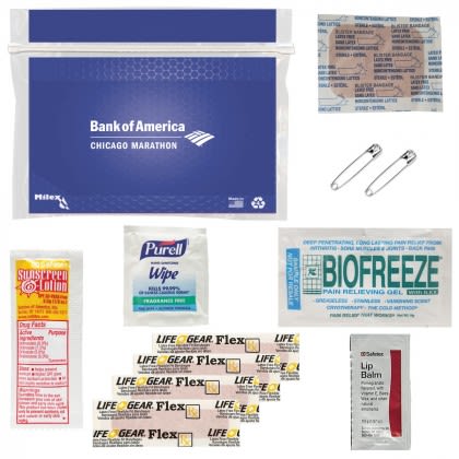 Imprinted Logo Pace Marathon Kit - Blue