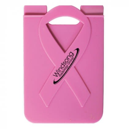 Pink Promotional Awareness Ribbon Smart Wallet