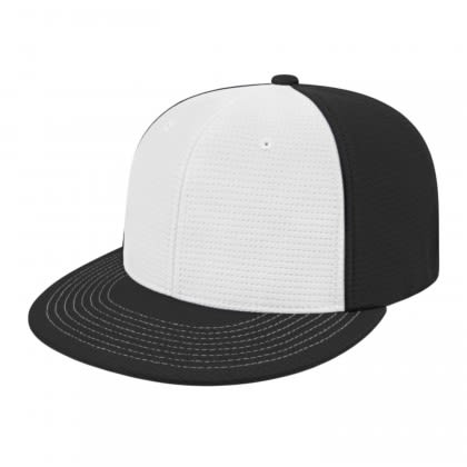 Flexfit Aerated Performance Cap with Logo White Black