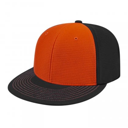 Flexfit Aerated Performance Cap with Logo Orange Black