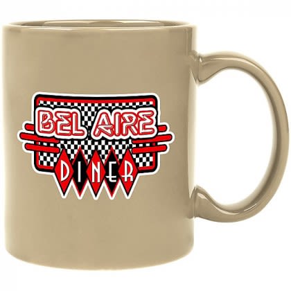 Almond Full Color Logo HDI 11 oz Mug - Colors