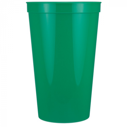 22 oz Stadium Cup Promotional Custom Imprinted With Logo -Pearl Teal