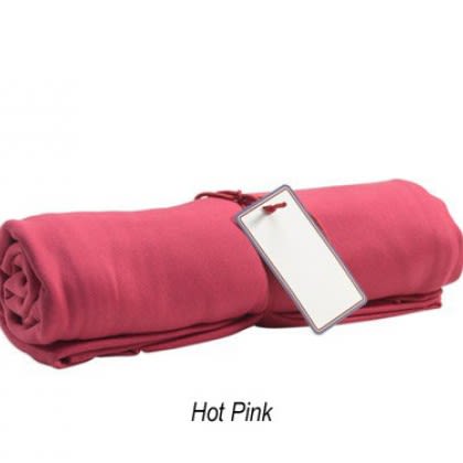 Pro-Weave Promotional Sweatshirt Blankets - Hot Pink