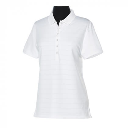 White Callaway Ladies Ventilated Polo | Corporate Logo Embroidered Golf Shirts