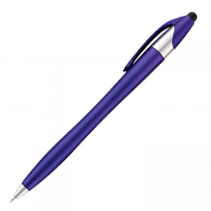 Imprinted iSlimster Twist Stylus Pen - Purple