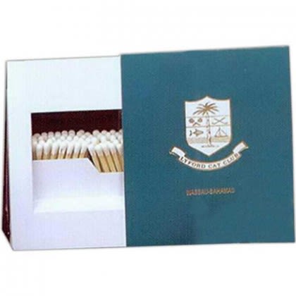 Tent Shaped Custom Made Cigar Matchboxes with Your Logo - 75 Matches