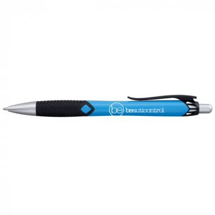 Customized Koruna Gripped Pen Blue