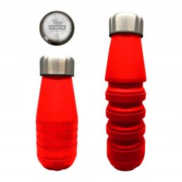 Printed Collapsible Swiggy Bottle 16 oz - Red