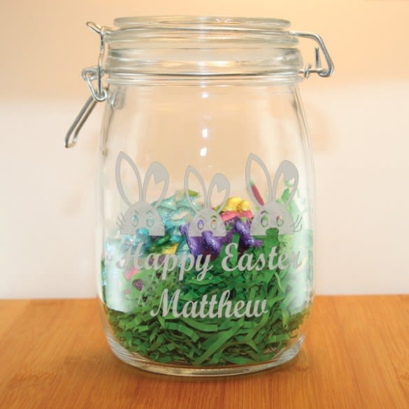 Personalized Easter Candy Jar For Kids