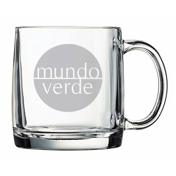 Glass Coffee Mug 13oz.