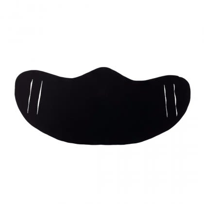 Blank One-Ply Polyester Daily Face Cover - Shape