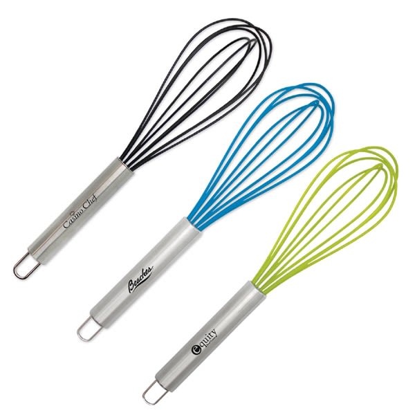 Promotional Silicone Whisk With Bamboo Handle