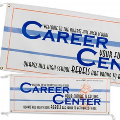 4ft. x 10ft. Vinyl Banner Promotional Custom Imprinted With Logo