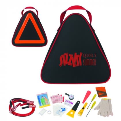 Custom Logo Imprinted Auto Emergency Kits | Personalized Car Breakdown Kits | Auto Safety Gift Sets