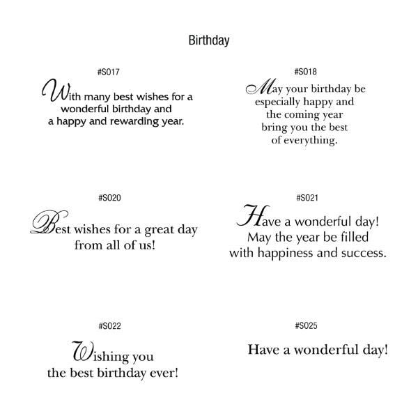 inside of birthday card messages