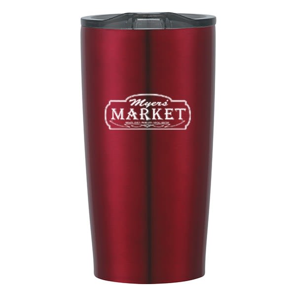 OXO 20 oz. Chili Red Stainless Steel Thermal Travel Mug with