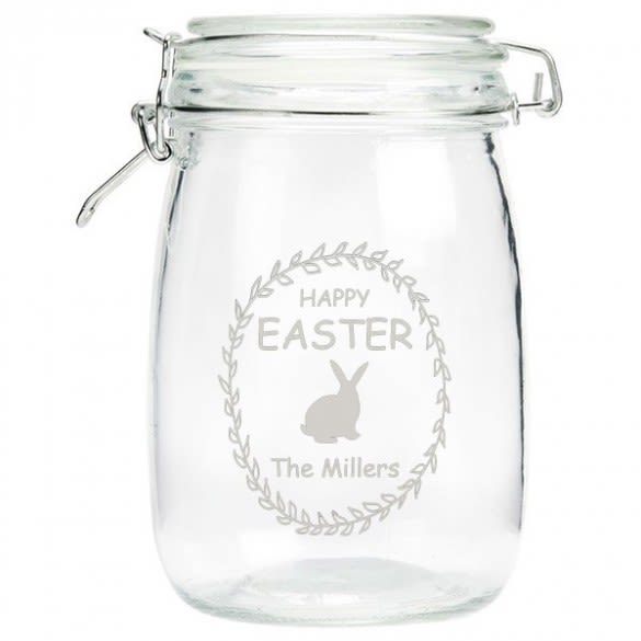 Personalized Family Easter Candy Mason Jar