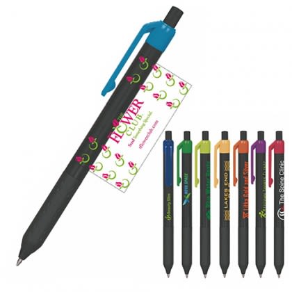 Logo Imprinted Alamo Vivid Pen - Black barrel