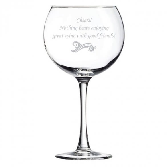 Create-A-Message Balloon Wine Glass - 20 oz