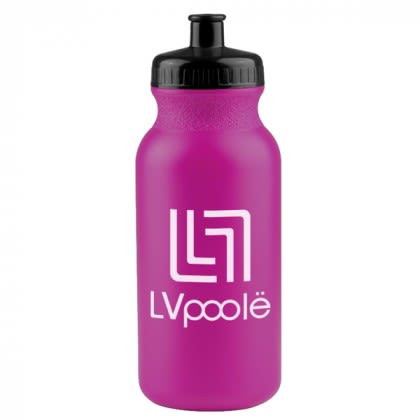 Fucshia 20 oz BPA Free Color Sports Bottle | Cheap Promotional Sports Bottles | Wholesale Bike Bottles | Bulk PET & PETE Bottles