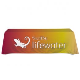Large Table Throw with Logo- 8 ft