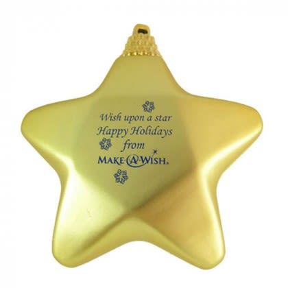 Star Ornament Promotional Custom Imprinted With Logo