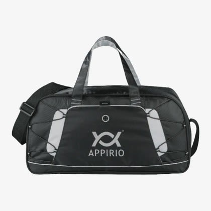 Custom Shockwave Sport Duffel with Silver Trim