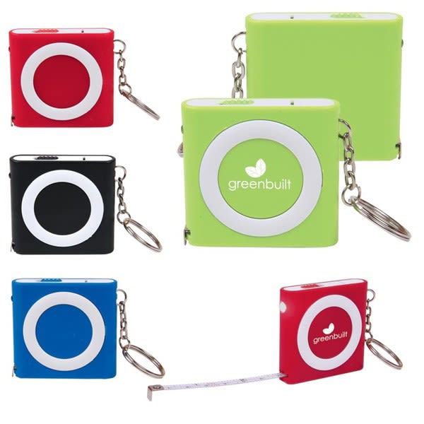 Custom Imprinted Keychain Tape Measures Promotional Event Giveaways