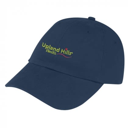 Cotton Twill Cap Embroidered with Logo |Navy Blue Promotional Cap