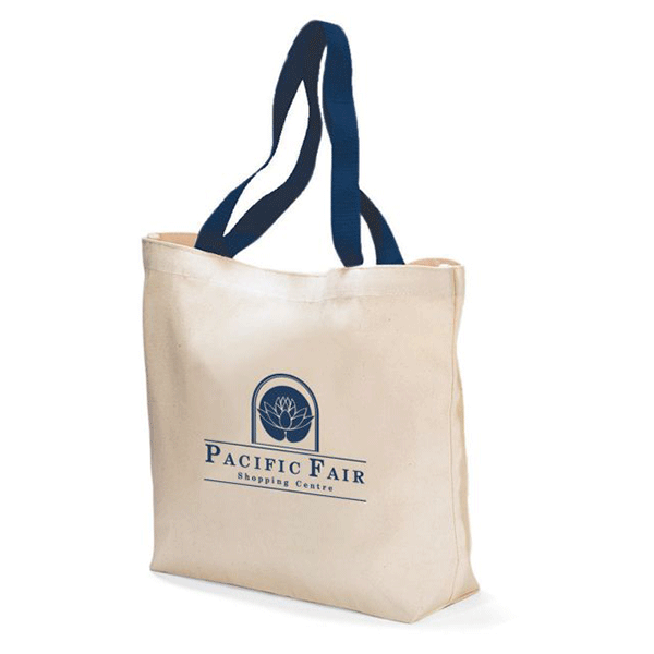 Colored Handle Cotton Tote | Custom Promotional Tote Bags