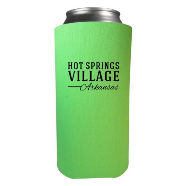 Imprinted Tall Boy Coolies (24 Oz., Full Color Logo)