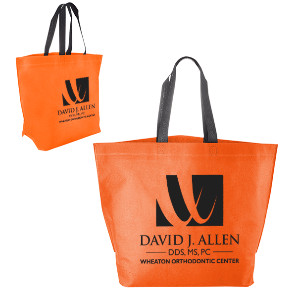 Two-Tone Heat Sealed Tote | Best Recycled Polypropylene Bags with Logo