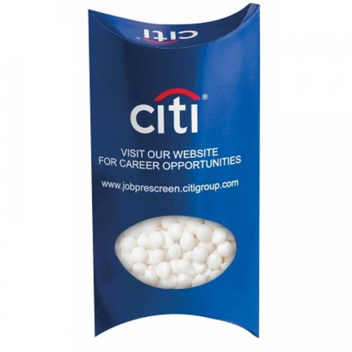Mini Mints Pillow Box - 1.2 Oz with Imprint | Promotional Mints Box