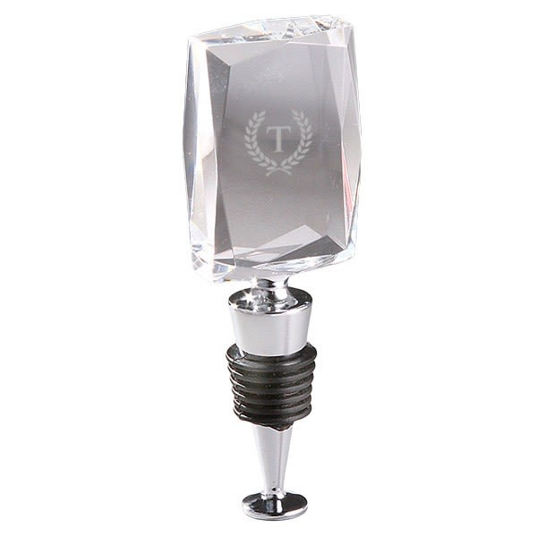 Etched Promotional Crystal Wine Stopper Custom Wine Stoppers