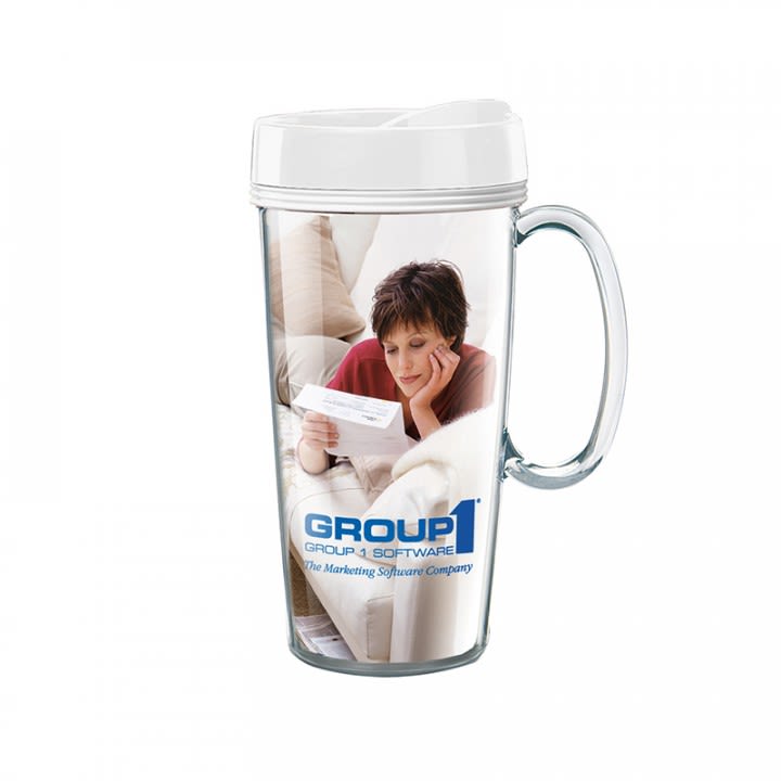 Personalized Tumbler with Handle, Coffee Water Travel Mug