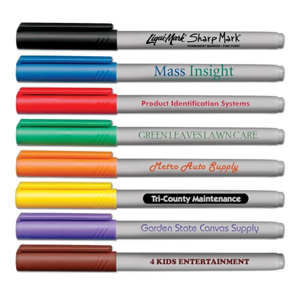 Promotional Permanent Markers  Custom Fine Tip Permanent Marker Pens