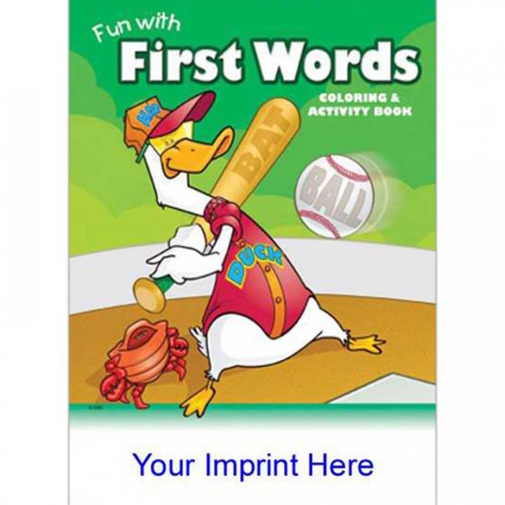 Promo Coloring Books Coloring & Activity Book | Fun With First Words | Promo Coloring Book