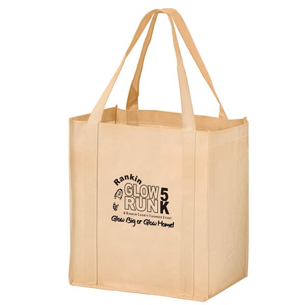 Small Custom Economy Grocery Tote Bags | Recycled Tote Bags