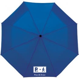 Promotional Totes 3 Section 42" Auto Open Umbrella - Blue