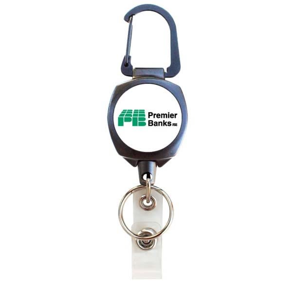 Sidekick Retractable I.D. Badge Reel & Key Holder - Sample