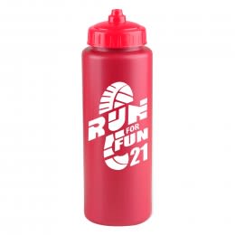 Promo 32 Oz Sports Quart Bottle Valve Lid - Red