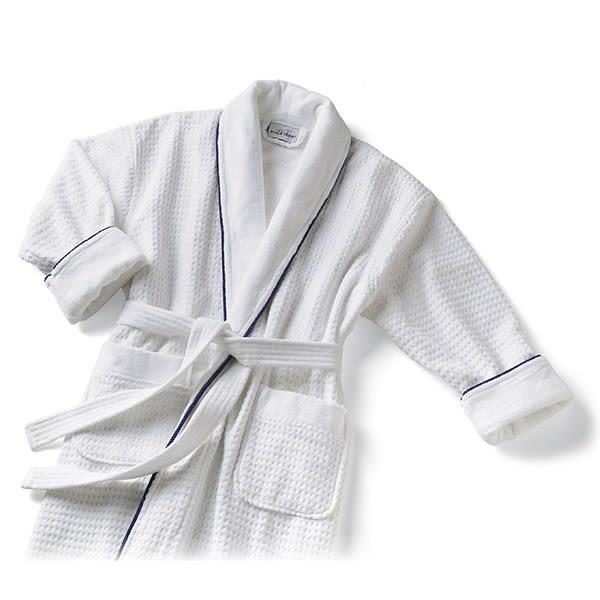 Checker Robe Checkered Shawl Collar Robe with Logo | Custom Collar Robes in Bulk