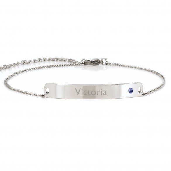 Personalized Birthstone Anklet